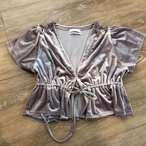 Velvet top